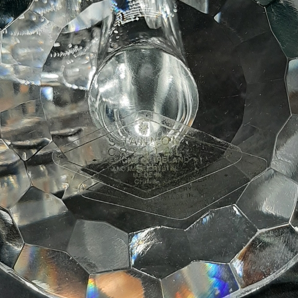 Shannon Clear Crystal Parrot Orange Beak Figurine 7" Tall Designs of Ireland - Picture 9 of 9